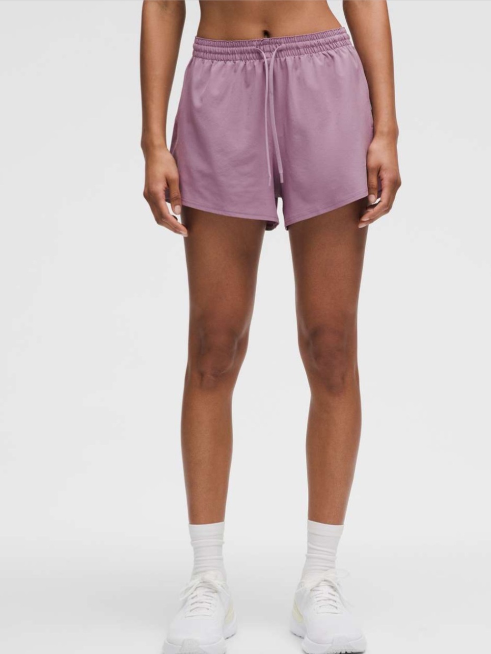 Lululemon Pace Rival High-Rise Shorts 
Lavender Lux